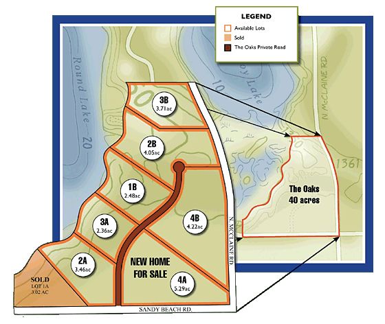The Oaks Platt Map