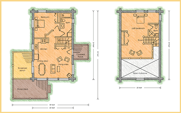 Chalet in The Brook Floor Plan